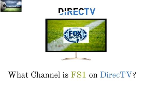 What Channel Is Fs1 On Directv Updated 2022