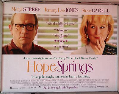Cinema Poster HOPE SPRINGS Quad Meryl Streep Tommy Lee Jones Steve Carel EBay