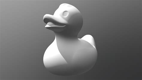 rubber duck 3d model by mattryan3d [21a625a] sketchfab