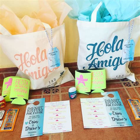 Impress your guests with 100s of favor ideas. Aloha Welcome Bags for a Destination Wedding in Mexico ...
