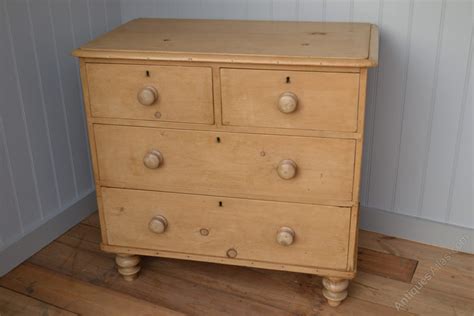Victorian Stripped Pine 2 Over 2 Chest Of Drawers Antiques Atlas