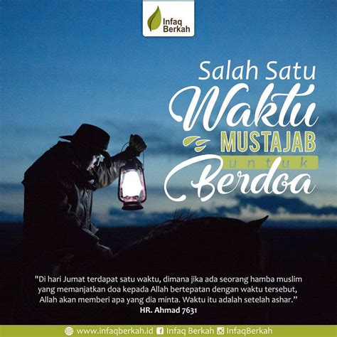 Keutamaan Waktu Ba’da Ashar Hari Jumat 🕓 - Infaq Berkah Qurani