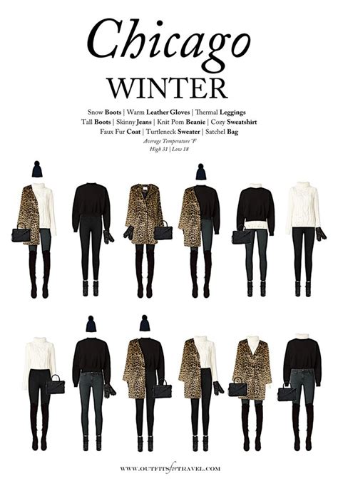 What To Wear To Chicago In The Winter Outfits For Travel Chicago