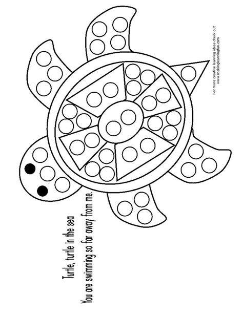 Template Do A Dot Dot Worksheets Kids Worksheets Printables