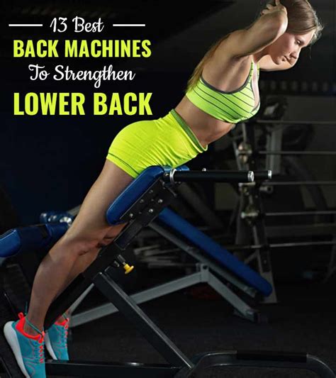 Lower Back Exercises Machine