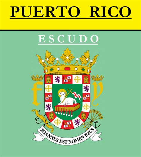 Partes Del Escudo De Puerto Rico Y Su Significado