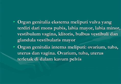 Anatomi Fisiologi Organ Reproduksi Wanita Ppt Download