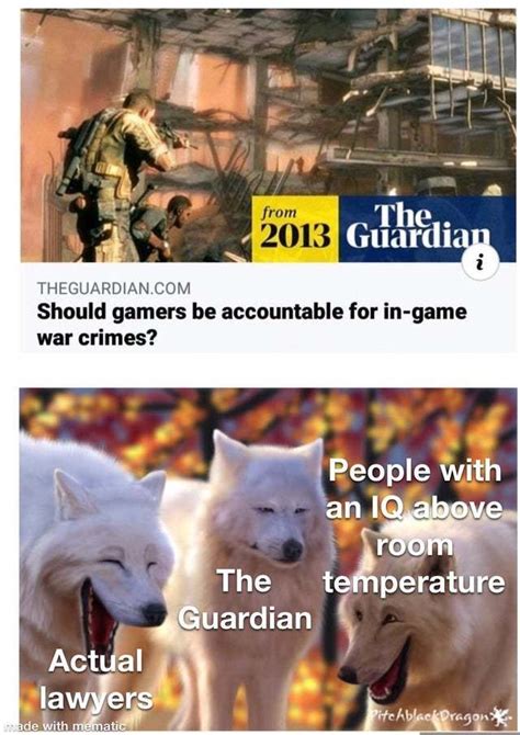 Should Gamers Be Accountable For In Game War Crimes Meme By Bolt93
