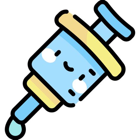 Injection vaccination inject vaccine icon. Vaccine - Free medical icons