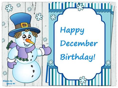 Happy December Birthday Picture By Gloria W Happy December