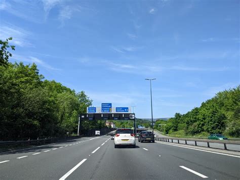 At Junction 25 Heading West On The M4 © Rob Purvis Geograph Britain