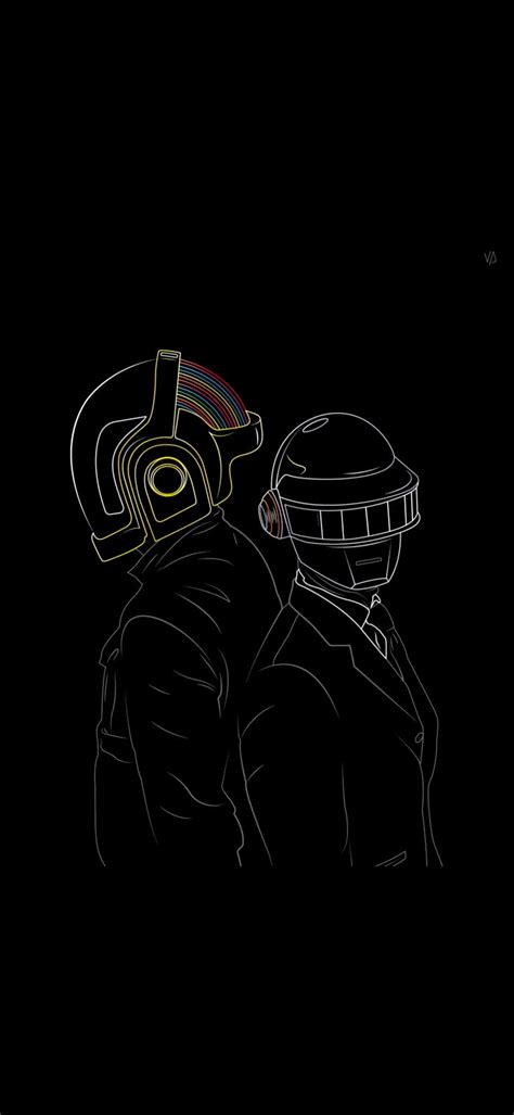 Amoled Daft Punk Tribute ~ 975 True Black 1440x3120 9gag