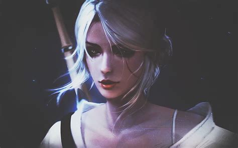 Hd Wallpaper Deviantart The Witcher Fan Art Ciri Artwork The