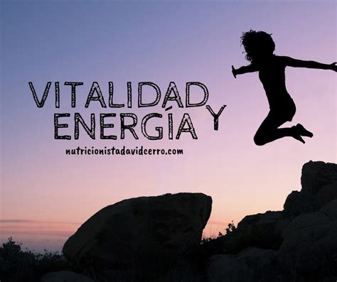 Vitalidad Y EnergÍa David Cerro Nutricionista