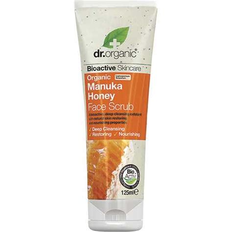 Dr Organic Organic Manuka Honey Face Scrub 125ml Healthy Being