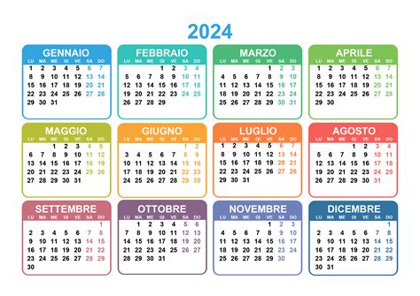 Calendario 2024 Pdf Stampabile 0E5