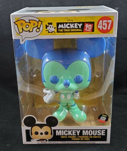Funko Pop Mickey Mouse 10 Inch 457 Blue And Green Disney Store Exclusive