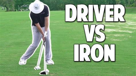 The Difference Driver Swing Vs Iron Swing Youtube