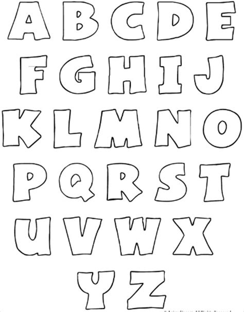 Alphabet Letters Printable Templates