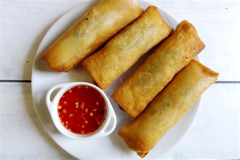 Chicken And Veggies Spring Rolls Ramadan Recipes Hungry For Goodies