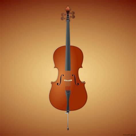 Cello In Vector By Jaanos On Deviantart