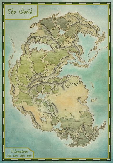 Photo 1 Of 6 From Portfolio Fantasy World Map Fantasy Map Fantasy