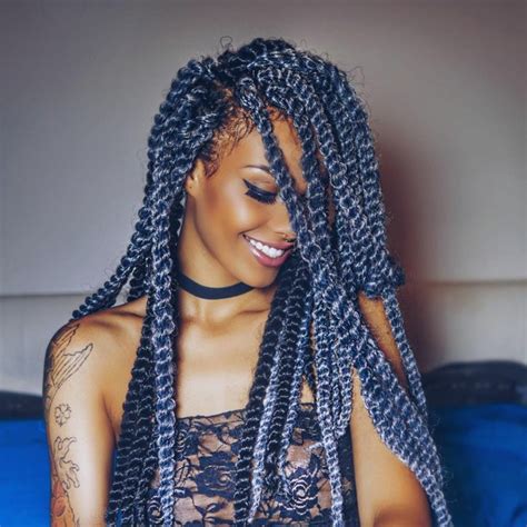 Frange, couleurs, coupe déstructurée ou hyper classique. tresse africaine | Coiffure simple et facile