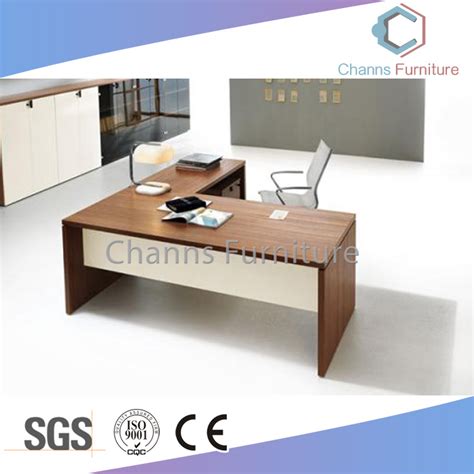 Modern Furniture L Shape Manager Table Wooden Desk Cas Ed31435