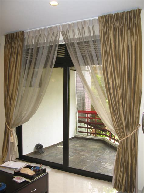 Correct Choice Of Patio Door Curtain Window Treatments Design Ideas