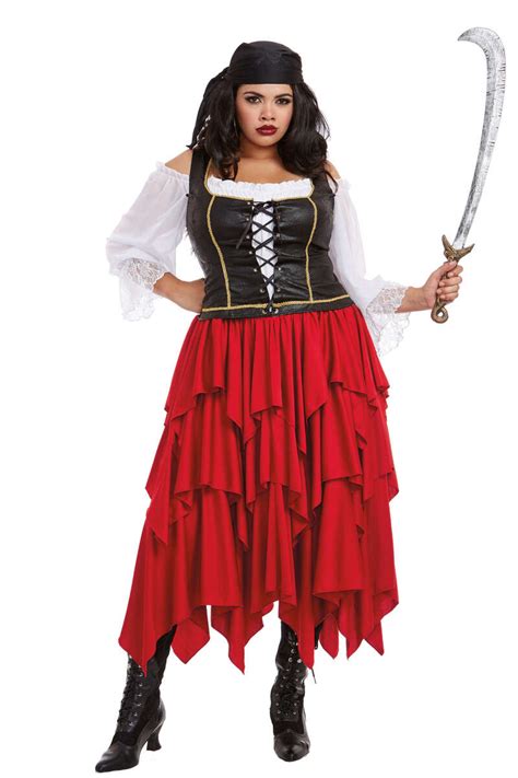 Plus Size Holy Ship Womens Pirate Costume By Dreamgirl