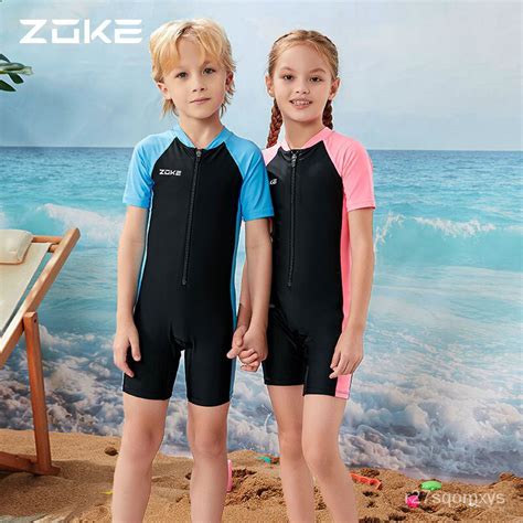 Zoke Zoke Professional One Piece Swimsuit For Children Boys And Girls