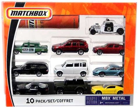 Matchbox Ready For Action Mbx Metal Diecast Vehicle 10 Pack B5609