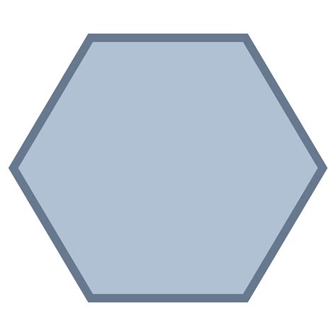 Hexagon Shape Transparent Png Amp Svg Vector File Gambaran