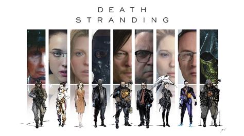Death Stranding Characters Art By Yoji Shinkawa Rdeathstranding