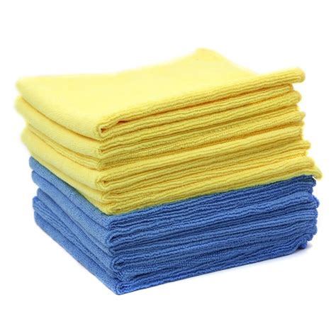 Microfiber Cleaning Cloth 12 Pack 14x14 Inches Lint Free Streak Free Ebay