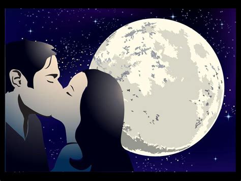 Love In Moon Backgrounds Wallpaper Cave