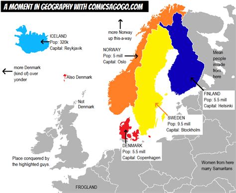 The Geography Of Scandinavian Countries God Created War So That