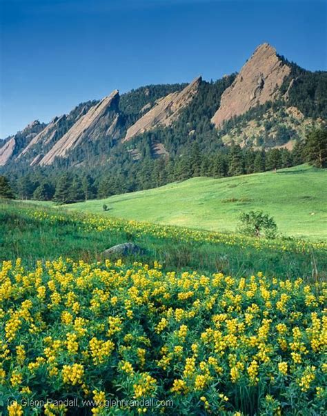 The Flatirons From Chautauqua Boulder Mountain Parks Colorado Photo
