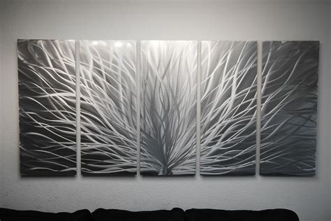 Radiance 5 Panel Metal Wall Art Abstract Sculpture
