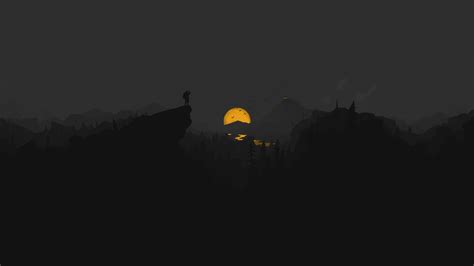 Firewatch Dark Minimal 5k Hd Games 4k Wallpapers Images Backgrounds