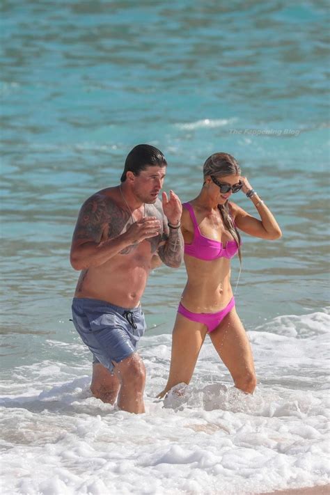 Christina Haack Looks Hot In A Pink Bikini On The Beach In Cabo 48