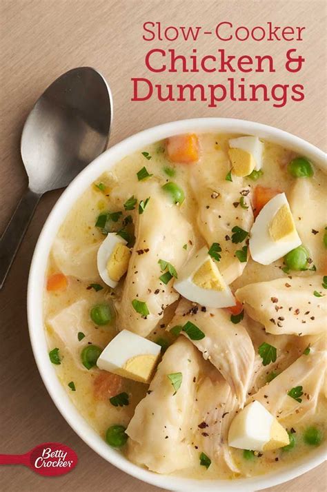 If you didn't know it wasn't made from scratch, you probably couldn't even tell. Slow-Cooker Chicken and Dumplings | Recipe | Chicken ...