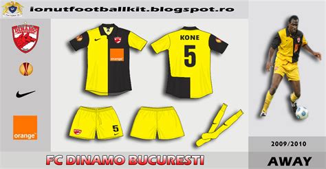 Steaua csm eximbank bucuresti : Ionut Football Kits: FC DINAMO BUCURESTI away kit 2009-2010