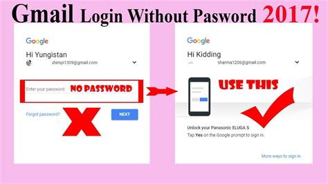 How To Login Gmail Account Without Password 2017 Youtube
