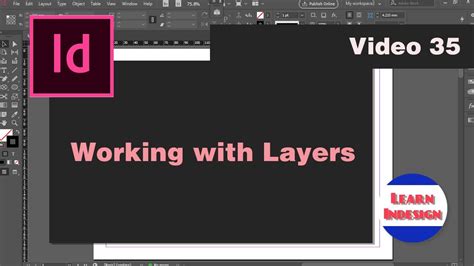 Video 35 Working With Layers In Indesign Youtube