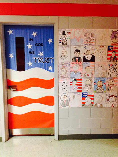Patriotic Classroom Door Decoration