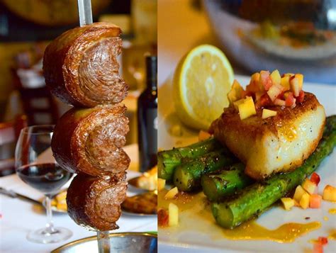 This restaurant basically has only two things on the menu: Dine the 'guacho way' at Fogo de Chão Brazilian steakhouse ...