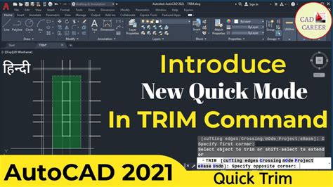 Autocad 2021 New Features Explained Quick Mode In Trim Command