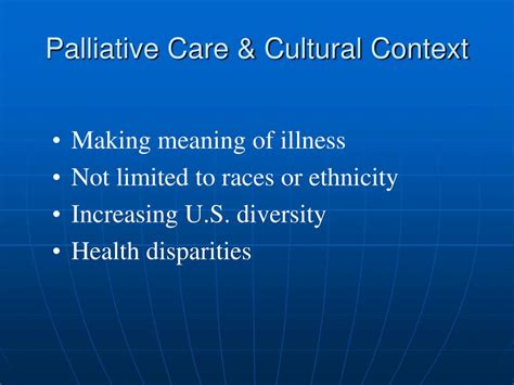 Ppt Cultural Considerations In Palliative And End Of Life Care