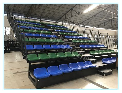 Telescopic Grandstand Indoor Retractable Folding Bleacher Seating